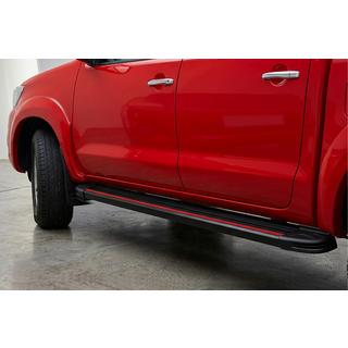 Side Steps Maya Red (2 pcs, Aluminum) Toyota Hilux 2006-2015 photo 1