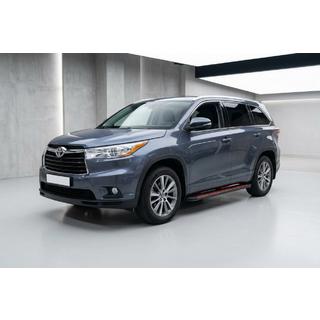 Side Steps Maya Red (2 pcs, Aluminum) Toyota Highlander 2013-2019 photo 1