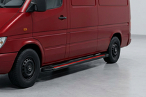 Volkswagen LT 1995-2006 Side Steps Maya Red (2 pcs, Aluminum) photo 1
