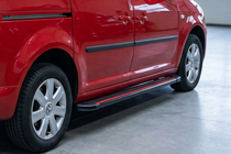 Volkswagen Caddy 2010-2015 Side Steps Maya Red (2 pcs, Aluminum) photo 1