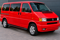 Volkswagen T4 Transporter 1990-2003 Side Steps Maya Red (2 pcs, Aluminum) photo 1