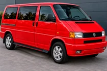 Volkswagen T4 Transporter 1990-2003 Side Steps Maya Red (2 pcs, Aluminum) Long Wheelbase photo 1