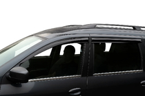 Lada Largus 2012- Exterior window trim stainless steel (4 pcs) photo 6