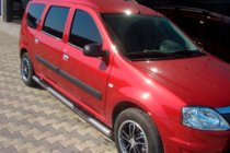 Lada Largus 2012- Side Pipes (2 pcs, Stainless Steel) photo 2