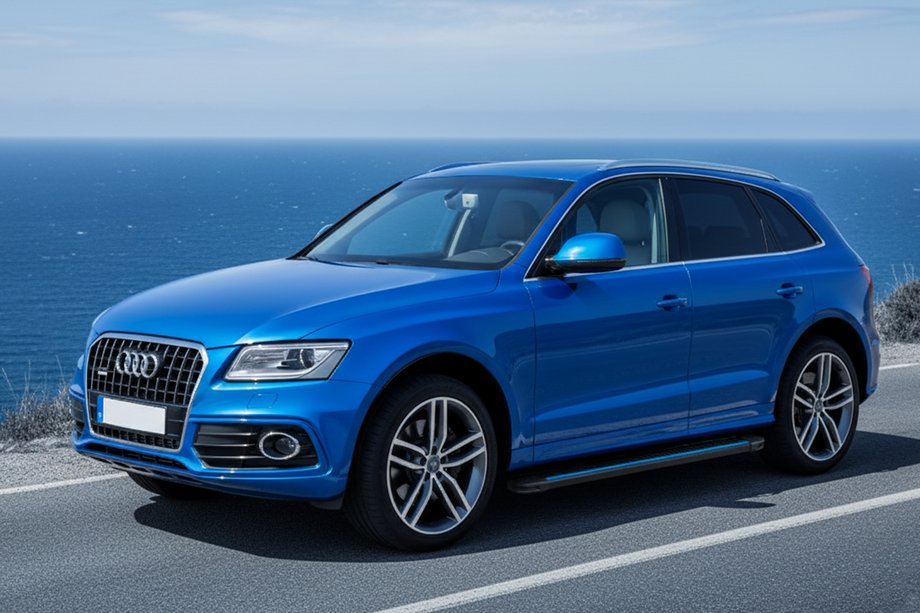 Audi Q5 2008-2017 Side Steps Maya Blue (2 pcs, Aluminum) Image