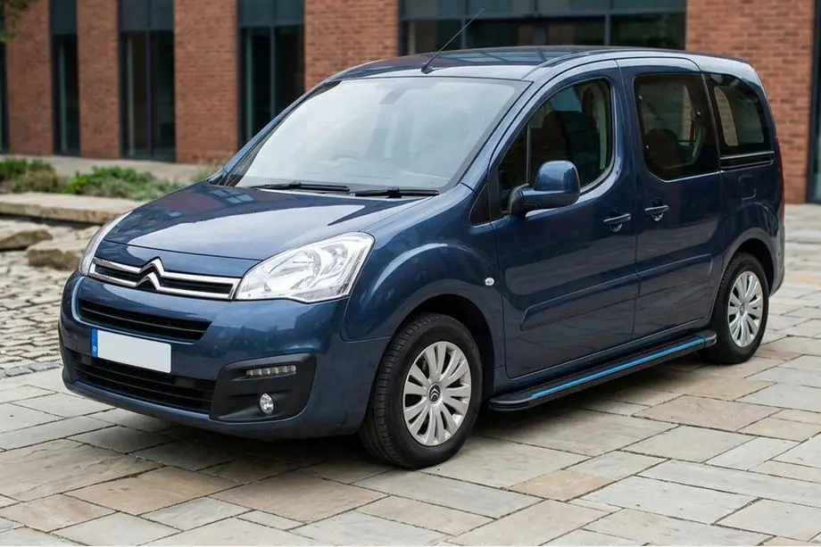Citroen Berlingo 2008-2018 Side Steps Maya Blue (2 pcs, Aluminum) Image