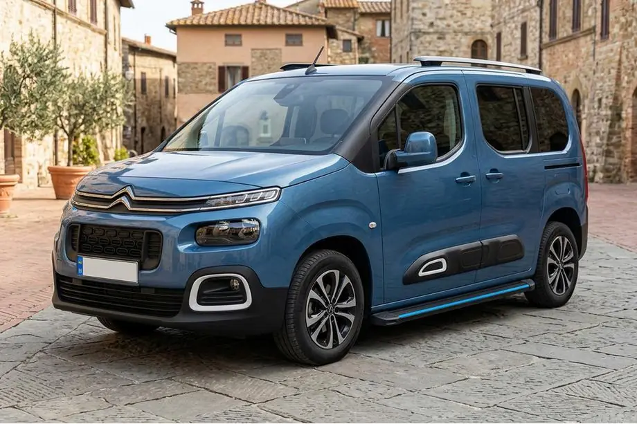 Citroen Berlingo/Multispace 2018- Side Steps Maya Blue (2 pcs, Aluminum) Image