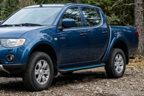 Fiat Fullback 2016- Side Steps Maya Blue (2 pcs, Aluminum) photo 1