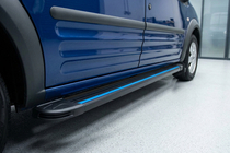 Ford Connect 2006–2009 Side Steps Maya Blue (2 pcs, Aluminum) Maxi Base photo 1