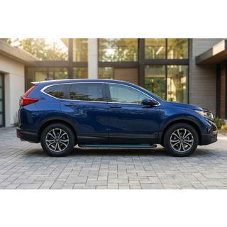 Side Steps Maya Blue (2 pcs, Aluminum) Honda CRV 2017-2022 photo 1