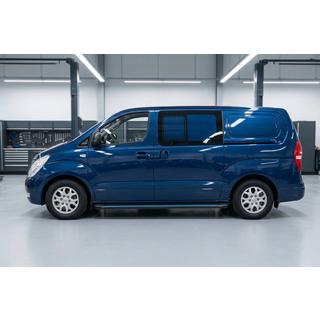 Side Steps Maya Blue (2 pcs, Aluminum) Hyundai H300, H1, Starex 2008-2020 photo 1