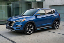 Hyundai Tucson TL 2016-2021 Side Steps Maya Blue-Black (2 pcs, Aluminum) photo 1