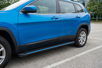 Jeep Cherokee KL 2013- Side Steps Maya Blue (2 pcs, Aluminum) photo 1