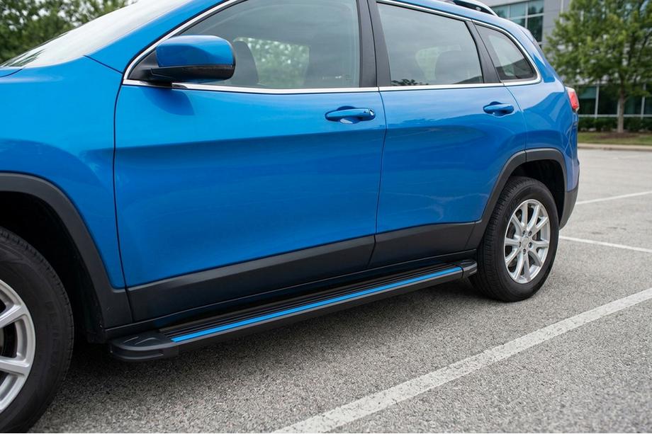 Jeep Cherokee KL 2013- Side Steps Maya Blue (2 pcs, Aluminum) Image