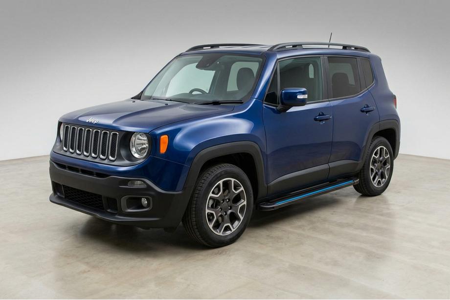Jeep Renegade 2014- Side Steps Maya Blue (2 pcs, Aluminum) Image
