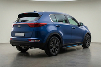 Kia Sportage 2015-2021 Side Steps Maya Blue (2 pcs, Aluminum) photo 1