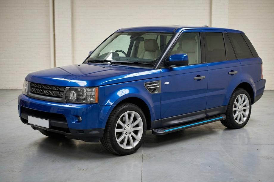 Range Rover Sport 2005-2013 Side Steps Maya Blue (2 pcs, Aluminum) Image