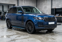 Range Rover IV L405 2013-2021 Side Steps Maya Blue (2 pcs, Aluminum) photo 1