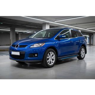 Side Steps Maya Blue (2 pcs, Aluminum) Mazda CX-7 2006-2012 photo 1