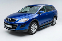 Mazda CX-9 2007-2016 Side Steps Maya Blue (2 pcs, Aluminum) photo 1