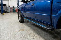 Mazda BT-50 2007-2012 Side Steps Maya Blue (2 pcs, Aluminum) photo 1