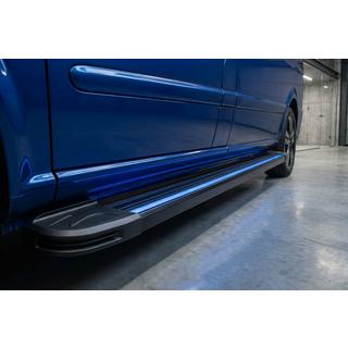Side Steps Maya Blue-Black (2 pcs, Aluminum) Mercedes Vito W639 2004-2014 photo 1