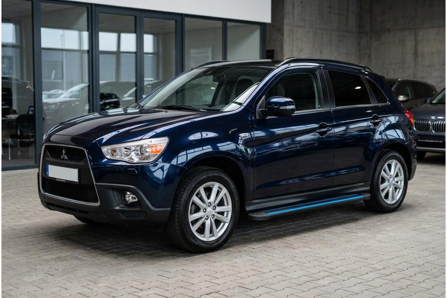 Mitsubishi ASX 2010-2023 Side Steps Maya Blue (2 pcs, Aluminum) Image