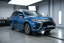 Mitsubishi Outlander 2012-2021 Side Steps Maya Blue (2 pcs, Aluminum) photo 1