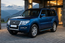 Mitsubishi Pajero Wagon IV 2006-2021 Side Steps Maya Blue (2 pcs, Aluminum) photo 1