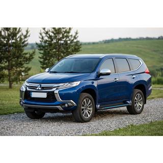 Side Steps Maya Blue (2 pcs, Aluminum) Mitsubishi Pajero Sport 2015- photo 1