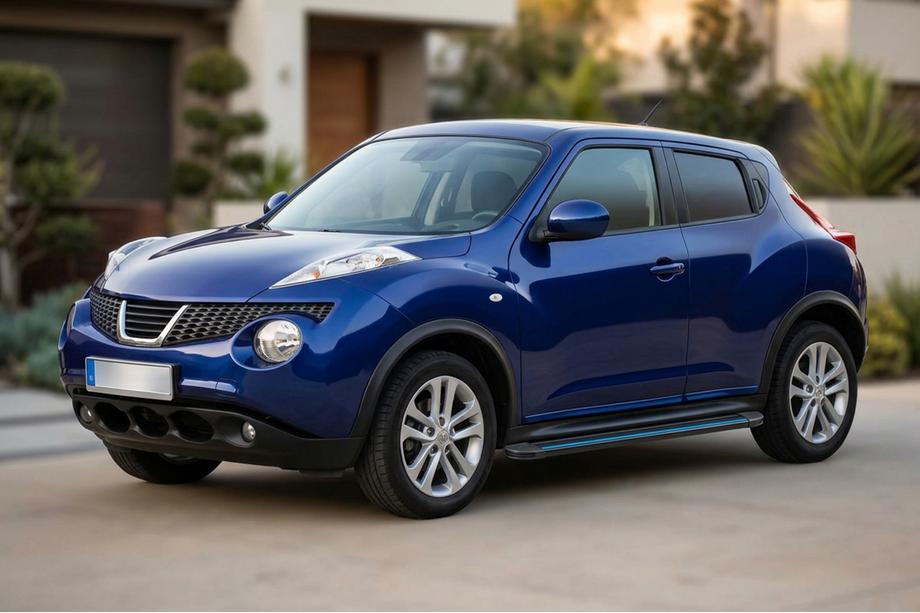 Nissan Juke 2010-2019 Side Steps Maya Blue (2 pcs, Aluminum) Photo 1