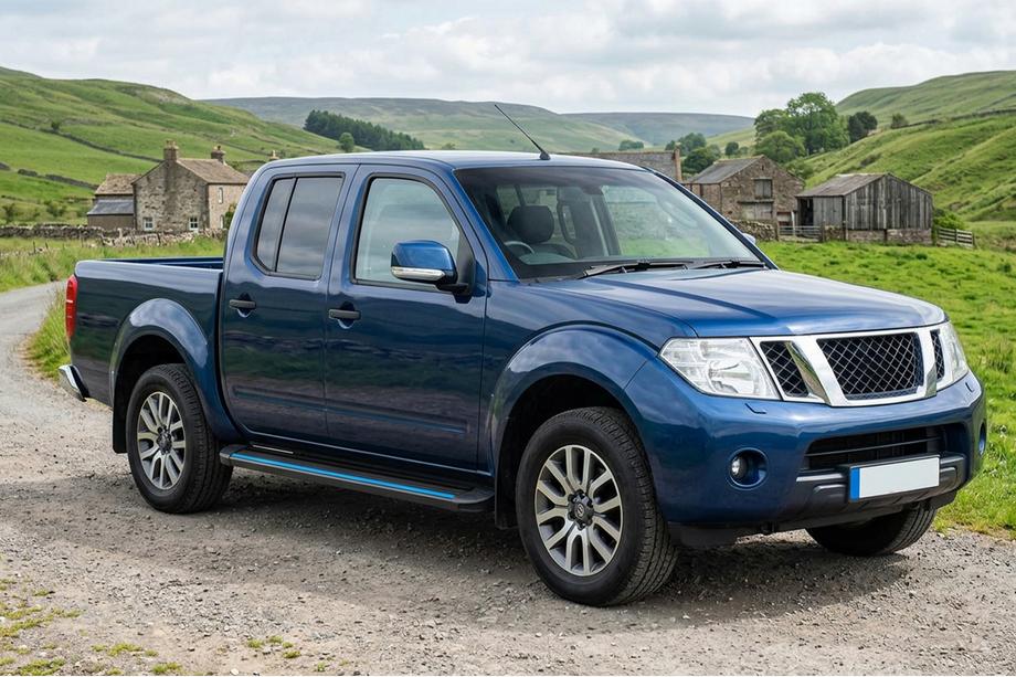 Nissan Navara 2006-2015 Side Steps Maya Blue (2 pcs, Aluminum) Image
