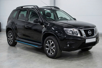 Nissan Terrano 2014- Side Steps Maya Blue (2 pcs, Aluminum) photo 1
