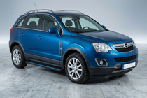 Opel Antara 2006-2017 Side Steps Maya Blue (2 pcs, Aluminum) photo 1