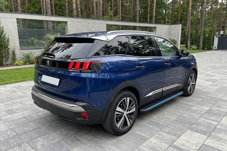 Peugeot 3008 2016-2023 Side Steps Maya Blue (2 pcs, Aluminum) Image