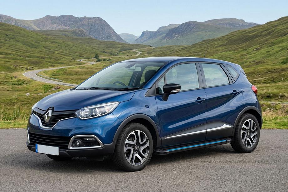 Renault Captur 2013-2019 Side Steps Maya Blue (2 pcs, Aluminum) Image