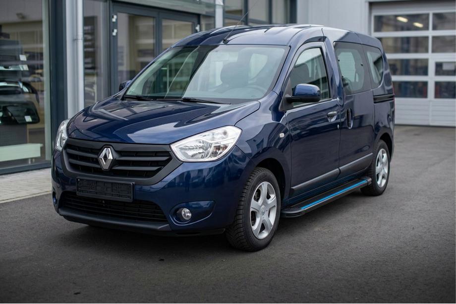 Renault Dokker 2013-2022 Side Steps Maya Blue (2 pcs, Aluminum) Image