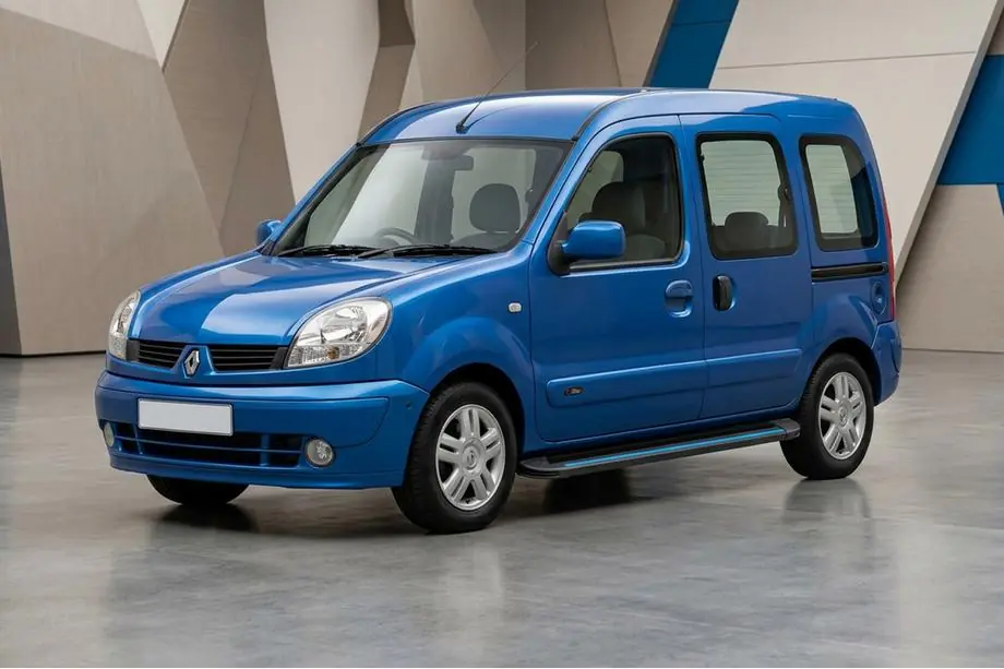 Renault Kangoo 1998-2008 Side Steps Maya Blue (2 pcs, Aluminum) Image