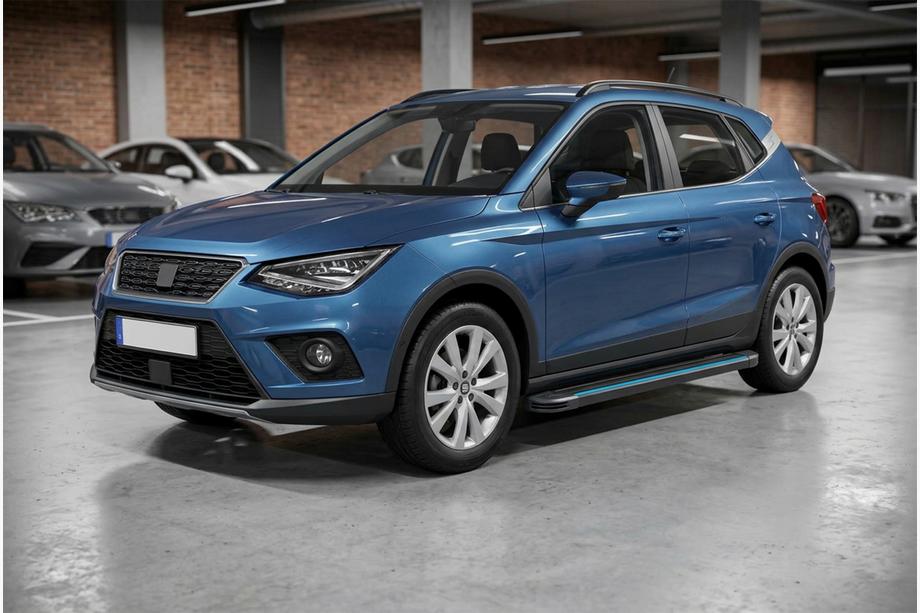 Seat Arona 2017- Side Steps Maya Blue (2 pcs, Aluminum) Image