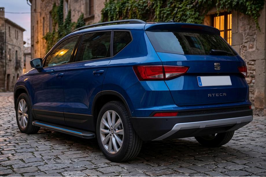 Seat Ateca 2016- Side Steps Maya Blue (2 pcs, Aluminum) Image