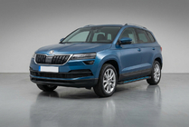 Skoda Karoq 2018- Side Steps Maya Blue (2 pcs, Aluminum) photo 1
