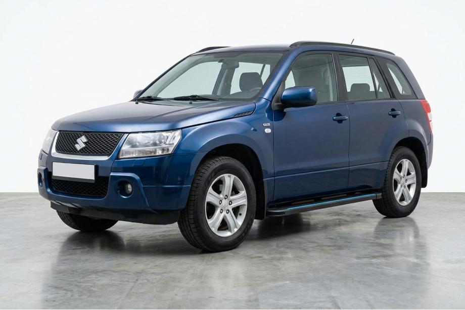 Suzuki Grand Vitara 2005-2017 Side Steps Maya Blue (2 pcs, Aluminum) Photo 1