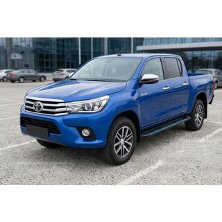 Side Steps Maya Blue (2 pcs, Aluminum) Toyota Hilux 2015- photo 1
