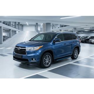 Side Steps Maya Blue (2 pcs, Aluminum) Toyota Highlander 2013-2019 photo 1