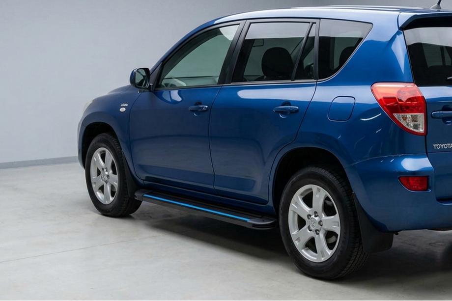Toyota Rav 4 2006-2013 Side Steps Maya Blue (2 pcs, Aluminum) Photo 1