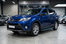 Toyota Rav 4 2013-2018 Side Steps Maya Blue (2 pcs, Aluminum) photo 1