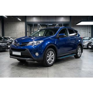 Side Steps Maya Blue (2 pcs, Aluminum) Toyota Rav 4 2013-2018 photo 1