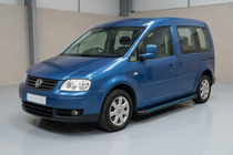 Volkswagen Caddy 2004-2010 Side Steps Maya Blue (2 pcs, Aluminum) photo 1