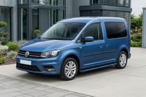 Volkswagen Caddy 2015-2020 Side Steps Maya Blue (2 pcs, Aluminum) Maxi Base photo 1