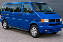 Volkswagen T4 Transporter 1990-2003 Side Steps Maya Blue (2 pcs, Aluminum) Long Wheelbase photo 1